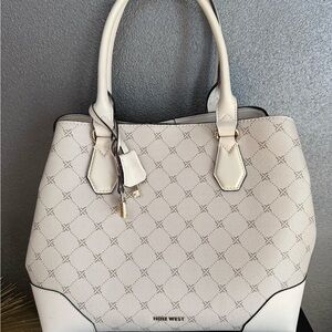 Nine West Cream Satchel